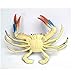 RAYNAG 1 Piece Artificial Plastic Crab, Simulated Sea Animal Home Party Decor Creative Gift, 6 Inch