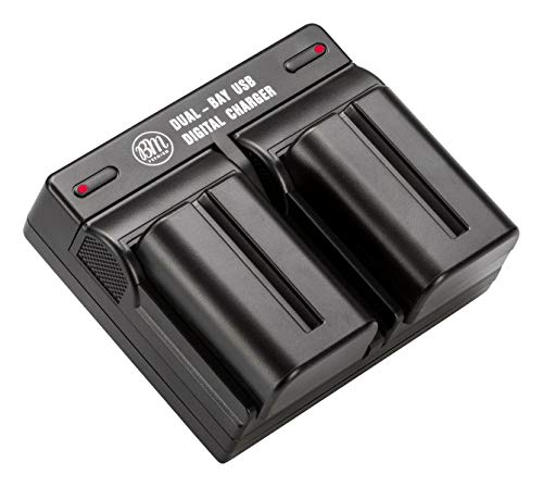 BM Premium 2 NP-FM500H NPFM500 Batteries and Dual Charger for Sony Alpha a68, a77II, SLT-A57, A58, A65V, A77V, A99V, A100, A200, A300, A350, A450, A500, A550, A560, A580, A700, A850, SLT-A900 DSLR