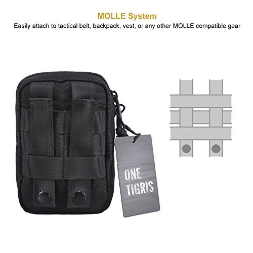 Tactical Molle EDC Pouch Utility Gadget Belt Waist Bag for 5.