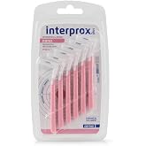 Interprox 0.38 mm Pink Plus Interproximal Brush Nano - Pack of 6