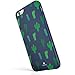 AknaCase Case Compatible with iPhone 6/6s, Get-It-Now Collection High Impact Flexible Silicon Cover [Royal Blue Cactus] (13-U.S)