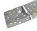 Kachabros Changing Pad Cover Set 2 Pack 100% Cotton Fits Standard Contoured Changing Table Pads Cover for Baby Boys or Girls Gray Elephant and Yellow Stars