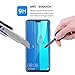 Qoosea Compatible with Huawei Y9 2019 Screen Protector [2 Pack] Ultra-Thin 2.5D 9H Anti Scratch Hardness Crystal HD Clear Scratch Resistant Tempered Glass Film for Huawei Y9 2019