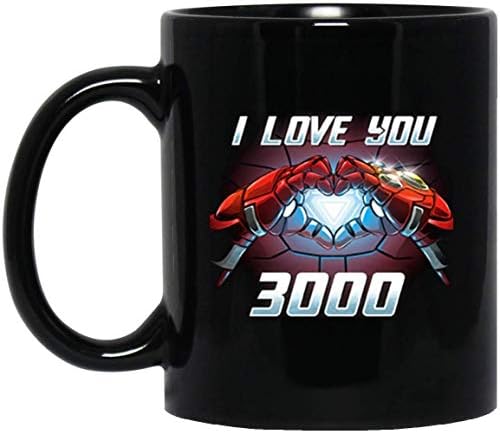 Iron Man Tony Stark The Man The Legend I Love You 3000 Coffee Mug - 11Oz Black Gift For Friend Mother Father Husband Kids Children Grandfather In Christmas Birthday Wedding Anniversary Valentine