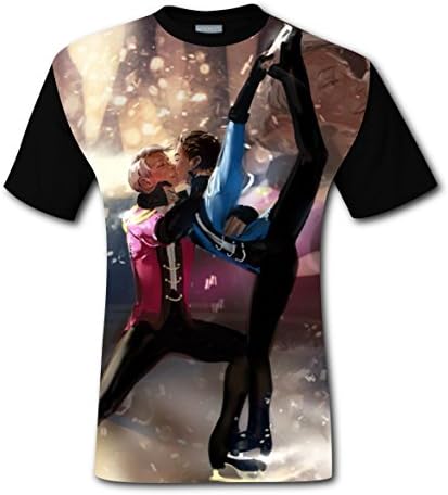 HELLOSHAO123 Yuri True Skate Teen Summer Cool Tshirt 3D Printed Tees Top For Mens 3XL