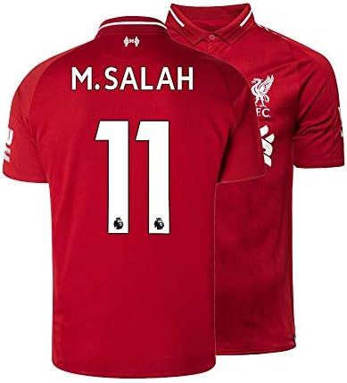 Mens M. Salah Jersey Adult 11 Home 2018/19 Soccer Liverpool
