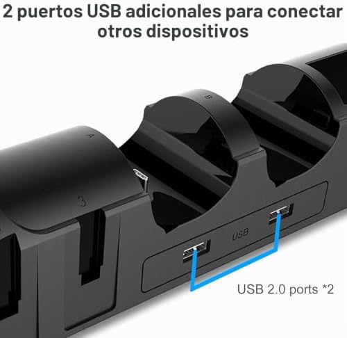 Estação de carregamento para nintendo switch joy con e para pro controllers doca de carregamento com plugue usb 2.0 e portas, apenas para nintendo switch pro controller
