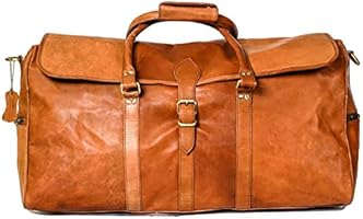 vintage leather weekend bag