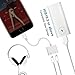 Lightning Jack Adapter, Adapter iPhone X 10 iPhone 8/8Plus iPhone 7/7Plus Dual Adapter Audio Lightning Headphone Adapter.with Call & Audio & Charge Function.Compatible - Support iOS 11（White