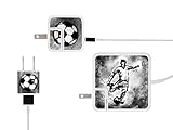 MEO charger labels! MEO multi-packs include labels for Mac laptop chargers, the iPad charger, and the iPhone/Apple Watch charger! (Soccer)