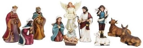 Nativity Collection Small Figurines Set Of 11 Statues Jesus Family Wise Kings