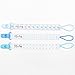 Pacifier Clip Boys with Gilgulina Pacifier Case, Quality 3 Pack Blue Baby Pacifier Holder, Stylish Soothie Pacifier Clip, Perfect Baby Shower Gift