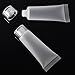 Bememo 30 Pieces 10 ml Empty Tubes Clear Cosmetic Containers Refillable Plastic Tubes for DIY Lip Gloss Tube