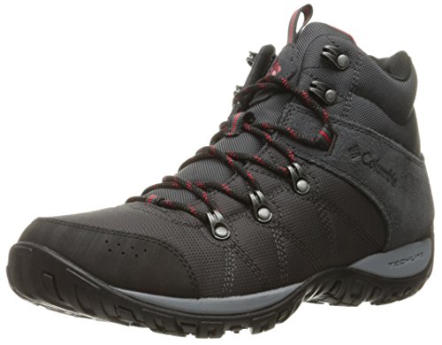 Columbia Men's Peakfreak Venture Mid LT Hiking Boot, Shark, Mountain Red, 11 D US