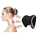 CHELIYOU Car Neck Pillow with Memory Foam Neck Support for Car Seat Headrest (Black)