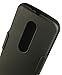 Moto G 3rd GEN CASE with Clip, NAKEDCELLPHONE'S Black Ribbed Rubberized Hard Shell Cover + Belt Hip Holster Stand for Motorola Moto G 3rd GEN (XT1540, XT1541, XT1548, XT1550) Moto G3