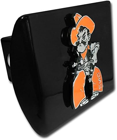 Amazon オクラホマ州立osu Pistol Peteブラックメタルtrailer Hitchカバーfits 2インチオート車トラック受信機 カーパーツ 車 バイク