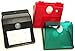 GR8 Goodz Holiday LED Motion Sensor Solar Lights with Removable Red and Green Christmas Color Covers, Weatherproof, Wireless Exterior Security Lighting, Automatic Dusk to Dawn Sensing. (Red & Green)