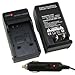 Car+Wall Battery Charger NP-BK1 for Sony CyberShot DSC-S750 S950 W180 W190 S780 S980