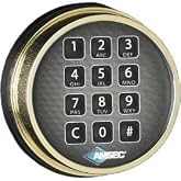 Amsec 0615770 ESL10XL Standard Bolt Electronic Safe Lock (Brass)