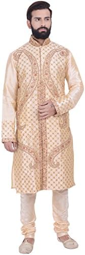 Rajwada Men's Ethnic Indian Design Kurta 2pc Suit.