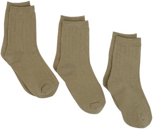 Jefferies Socks Little Boys' Ribbed Crew Sock Three-Pack
