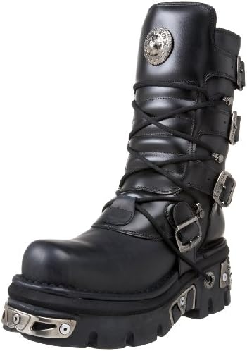 Amazon.com | New Rock M-272-C69 Knee High White Leather Gothic