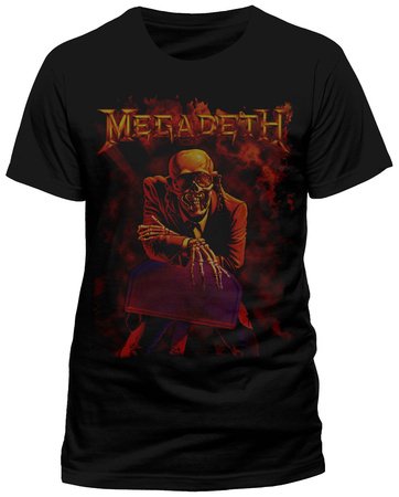 Megadeth Men's Peace Sells T Shirt - X-Large, Black