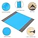 Aitbay Sand Free Beach Blanket, Waterproof Blanket Mat - Quick Drying Compact Sand Proof Outdoor Picnic Beach Mat for Travel, Hiking, Camping, Music Festival with Storage Bag + 4 Stakes (82