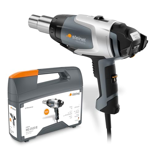 Steinel Hg 2520 E Pistolet À Air Chaud En Mallette, Décapeur Thermique Professionnel, Câble 3 M, Écran LCD, 700°C|500 L/Min, 2300 W, 220 V
