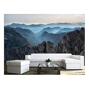 Rock Mountain - Removable Wall Mural | Self-Adhesive Large Wallpaper - 66x96 inches