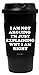 Funny Guy Mugs I Am Not Arguing I'm Just Explaining Why I Am Right Travel Tumbler With Removable Insulated Silicone Sleeve, Black, 16-Ounce