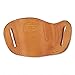 Bulldog Cases Tan Molded Leather Belt Slide Holster (Large)