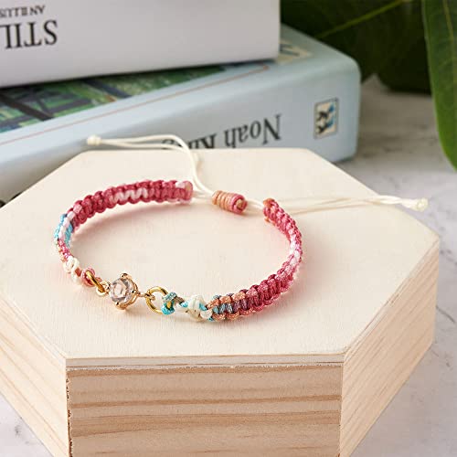 Rainbow Beading Cord 12 Colors - 0.7mm Polyester Braided String For Jewelry Making & Crafts