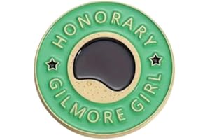LUNCH MONEY Honorary Gilmore Girl Girls Coffee Enamel Brooch Lapel Pin