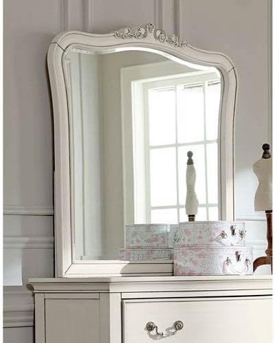 NE Kids Kensington Dresser Mirror in Antique White