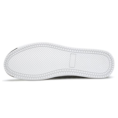 BEFAiR Men's Lightweight Mesh Shoes Stylish Comfort Casual Slip On Loafers Breathable Water Shoes Walking Sneakers Grey