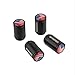 4pcs/set Black Metal Car Tire Caps American flag Car Wheel Tyre Air Valve Dust Covers with flag of the United States USA Lexitek (USA Flag)