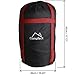 CampTeck U6954 – Lightweight Compression Bag Stuff Sack Water Resistant Compression Sack for Sleeping Bag, Clothes Storage, Travel, Camping, Outdoor – Blackthumb 1