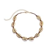 Nager Shell Choker Necklace Boho Hawaii Handmad Beach Shell Necklace for Girls Ladies