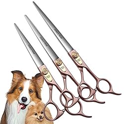 Fenice Peak 7'' Dog Straight Scissors for Grooming