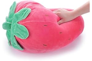 Lazada Kids Pillow Stuffed Strawberry Plush Pillows Fruit Super Soft Girls Pillows for Kids Toys 16 Inches
