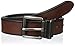 Levi's Boys' 30mm Reversible Beveled Edge Belt with Rivet, Brown/Black, Small/22-24 Inches