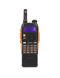 Baofeng Pofung GT-3TP Mark-III Tri-Power 8/4/1 W radio de dos vías transceptor con 7.4 V 3800 mAh batería, doble banda 136 174/400 520 MHz, antena de True Radio de dos vías de alta potencia con Chip actualizado + + cargador de coche