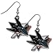 NHL Siskiyou Sports Womens San Jose Sharks Chrome Dangle Earrings One Size Team Colors