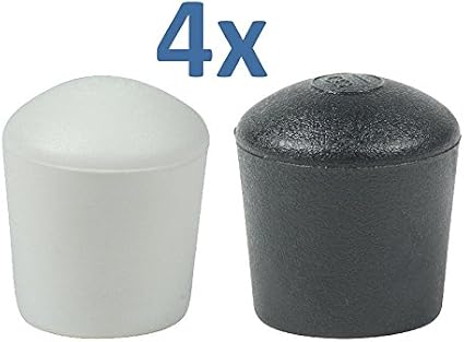 20PCS Copripiedi Per Sedie In Gomma Antiscivolo - 20x20mm, Nero, Protezione Pavimenti E Anti Rumore - Foto 5