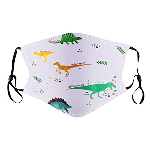 Woybda Lavable Estampado Lindo Pañuelo Niño Multicapa Multifunción Elástica y Transpirable Algodón Reutilizable con Bolsillo Para Filtro Escuela Calle ????á???????????????????? (Multicolor 14, 5pc)