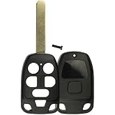 Remote Key Fob Cover Shell Case for 2011-2013 Honda (N5F-A04TAA) | Replacement for 2011 2012 2013 Odyssey (35118-TK8-A20) 6-Button No Programming Necessary
