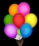 Fun Central AH942 LED 14 Inch Blinky Balloons - Assorted - 5 Count