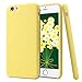 MUNDULEA Compatible iPhone 6/iPhone 6s Case,Liquid Silicone Rubber Soft Microfiber Protective Cover Compatible iPhone 6/ 6s (Yellow)